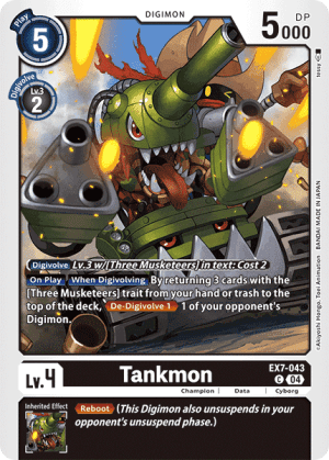 Tankmon — Digimon LIBERATOR