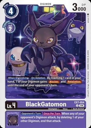 BlackGatomon — Digimon LIBERATOR Digimon Card Game card by poroze