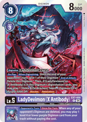 LadyDevimon (X Antibody) — Team Rocket Returns