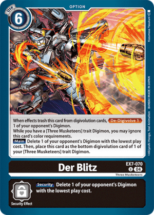 Der Blitz — Digimon LIBERATOR Digimon Card Game card by Kazumasa Yasukuni