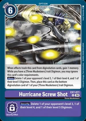 Hurricane Screw Shot — Team Rocket Returns
