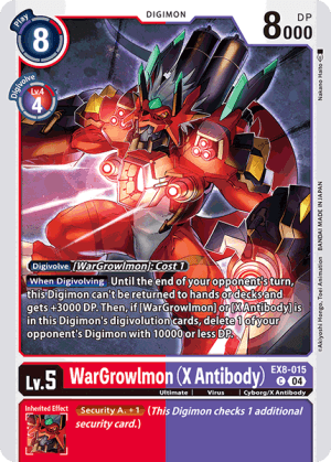 WarGrowlmon (X Antibody) — Chain of Liberation
