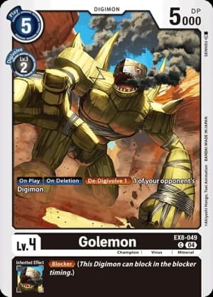 Golemon — Chain of Liberation Digimon Card Game card by SENNSU