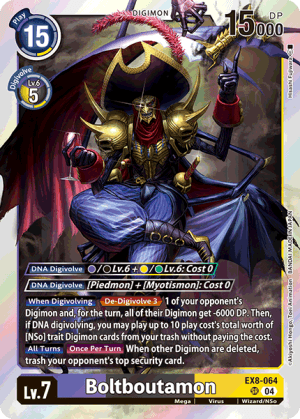 Boltboutamon — Chain of Liberation Digimon Card Game card by Akiyoshi Honga, Toei Animation