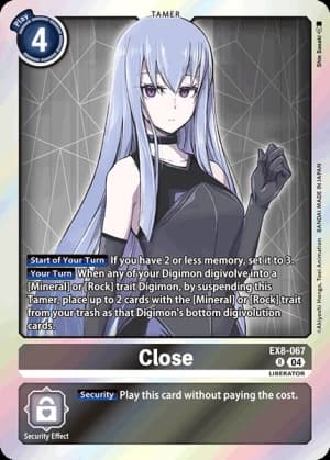 Close — Chain of Liberation Digimon Card Game card by Shin Sasaki