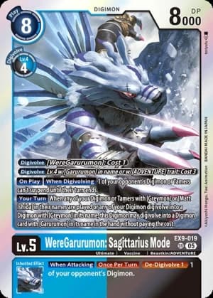 WereGarurumon: Sagittarius Mode — Emerald