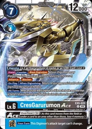CresGarurumon — Advanced Booster Digimon Generation