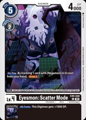 Eyesmon: Scatter Mode — Digimon LIBERATOR Digimon Card Game card by Kazumasa Yasukuni