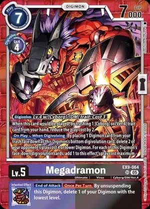 Megadramon — Blast Ace Digimon Card Game card by tonyryu