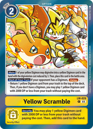 Yellow Scramble — Special Limited Set