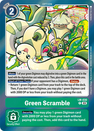 Green Scramble — Special Limited Set