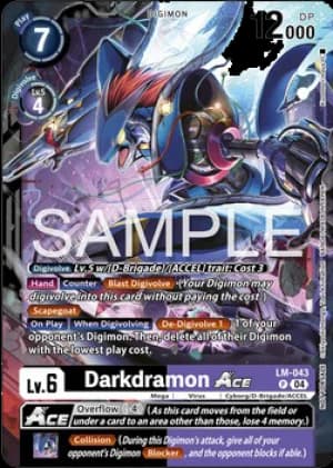 Darkdramon — Beginning Observer Digimon Card Game card by Tomotake Kinoshita