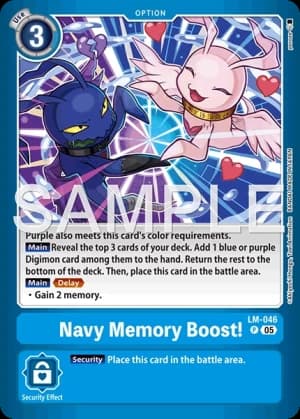 Navy Memory Boost! — Limited Card Pack -Billion Bullet-