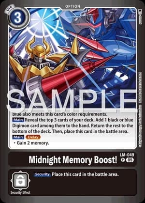 Midnight Memory Boost! — Limited Card Pack -Billion Bullet-