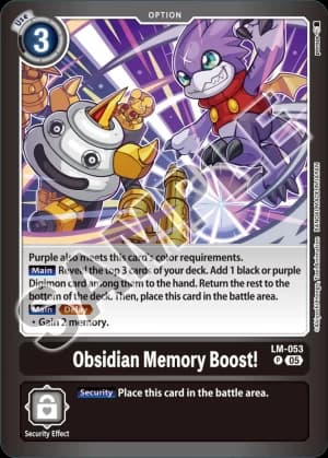 Obsidian Memory Boost! — Limited Card Pack -Another Knight-
