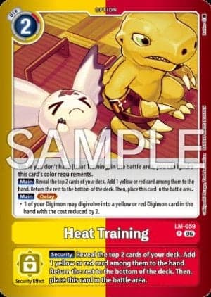 Heat Training — Limited Card Pack -Final Crest-