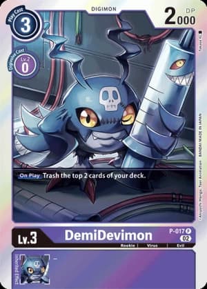 DemiDevimon — Chain of Liberation Digimon Card Game card by Minato Sasajima