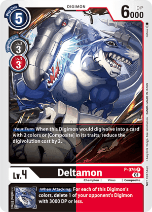 Deltamon — Digimon Promotion Cards