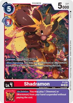 Shadramon — Draconic Roar Digimon Card Game card by Takase