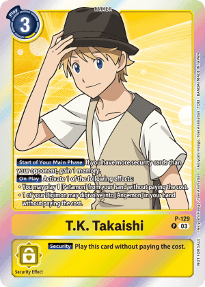 T.K. Takaishi — Blast Ace Pre-Release Cards