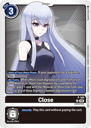 Close — Chain of Liberation Digimon Card Game card by Shin Sasaki