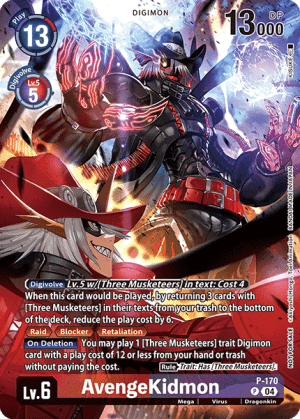AvengeKidmon — Next Adventure Digimon Card Game card by Akihoshi Hongo, Toei Animation