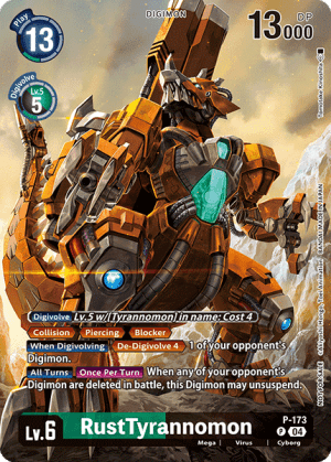 RustTyrannomon — Dimensional Phase Pre-Release Cards