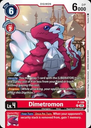 Dimetromon — Time Stranger Digimon Card Game card by koki