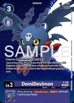 DemiDevimon — Chain of Liberation Digimon Card Game card by Minato Sasajima