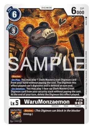 WaruMonzaemon — Battle of Omni Pre-Release Cards