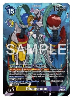 Chaosmon — Beginning Observer Digimon Card Game card by Tokihiro Hino, Toei Animation
