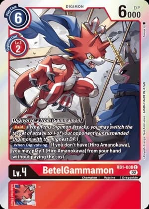 BetelGammamon — New Awakening Digimon Card Game card by Kenji Watanabe