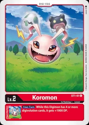 Koromon (Judge Pack 2) — Starter Deck 01: Gaia Red