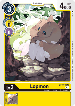 Lopmon — Starter Deck 10: Parallel World Tactician Digimon Card Game card by koki