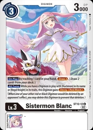 Sistermon Blanc — Double Diamond Pre-Release Cards