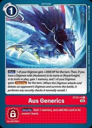 Aus Generics — Starter Deck 12: Jesmon Digimon Card Game card by Nakano Haito
