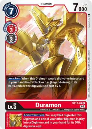 Duramon — Infernal Ascension Digimon Card Game card by GOSSAN