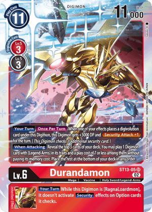 Durandamon — Infernal Ascension Digimon Card Game card by Tonnyu