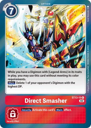 Direct Smasher — Starter Deck 13: Ragnaloardmon Digimon Card Game card by Kenji Watanabe