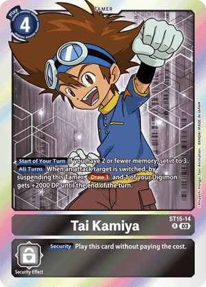 Tai Kamiya (Demo Deck Exclusive) — Digimon Demo Deck Exclusive Cards