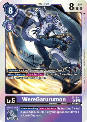 WereGarurumon — Alternative Being Booster