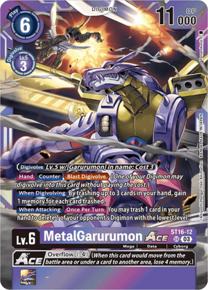 MetalGarurumon ACE (Box Topper) — Versus Royal Knights