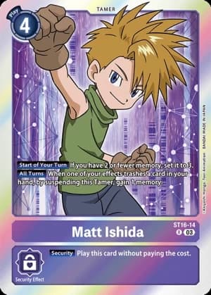 Matt Ishida (Demo Deck Exclusive) — Digimon Demo Deck Exclusive Cards
