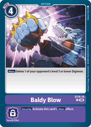 Baldy Blow (Demo Deck Exclusive) — Digimon Demo Deck Exclusive Cards