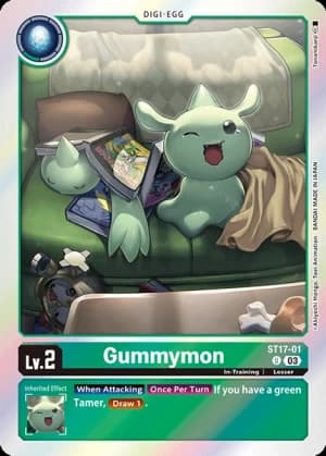 Gummymon — Digital Hazard Digimon Card Game card by GOSSAN