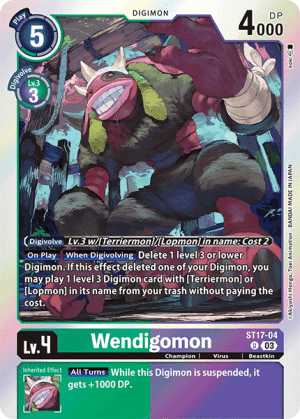 Wendigomon — Alternative Being Booster