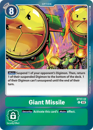 Giant Missile — Starter Deck 17: Double Typhoon Advanced Deck Set