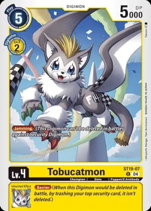 Tobucatmon — Starter Deck 19: Fable Waltz Digimon Card Game card by Takase