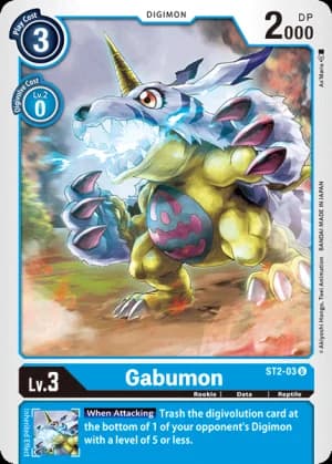 Gabumon — Alternative Being Booster Digimon Card Game card by Kenji Watanabe