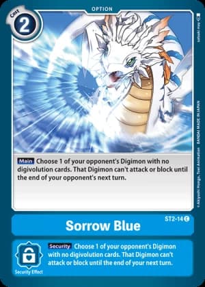 Sorrow Blue — Starter Deck 02: Cocytus Blue Digimon Card Game card by satsuki may